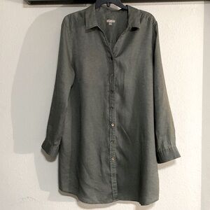 Final price 🔥Love Linen J. Jill Shirt Dress Button Down  Tunic, XL